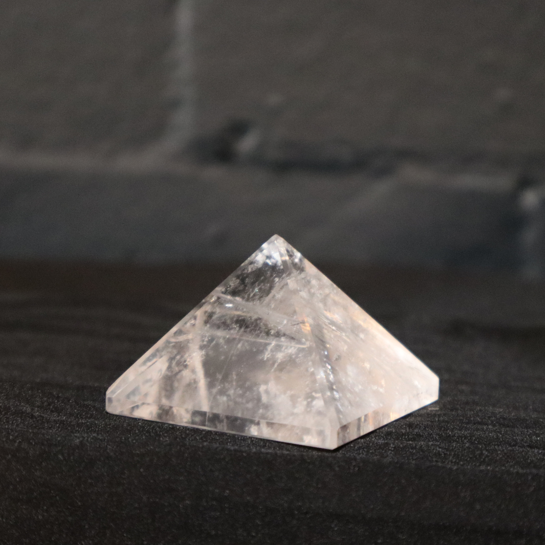 Clear Quartz Pyramid – Energy Amplifier & Manifestation Tool