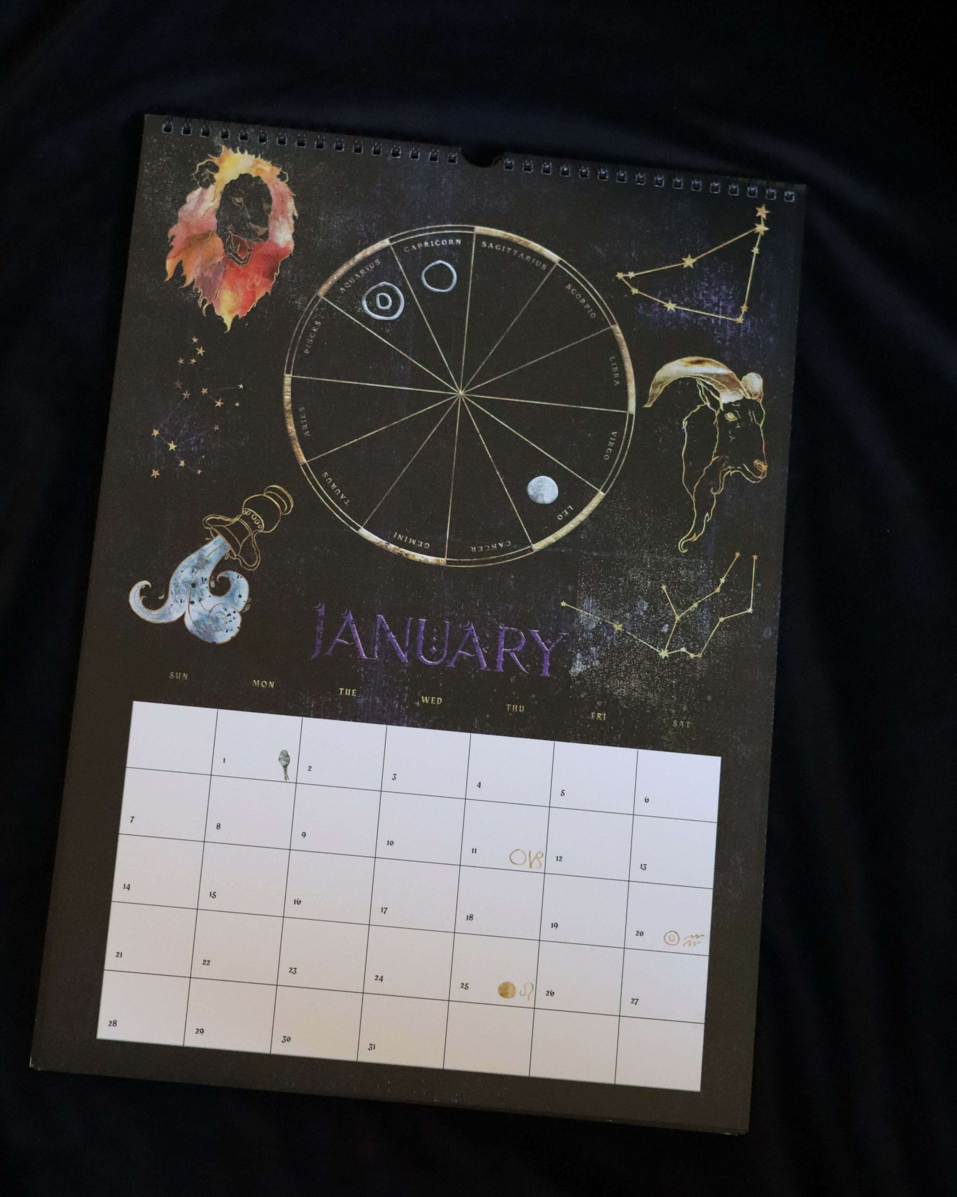 2024 calendar astrology moon constellations astrological calendar 