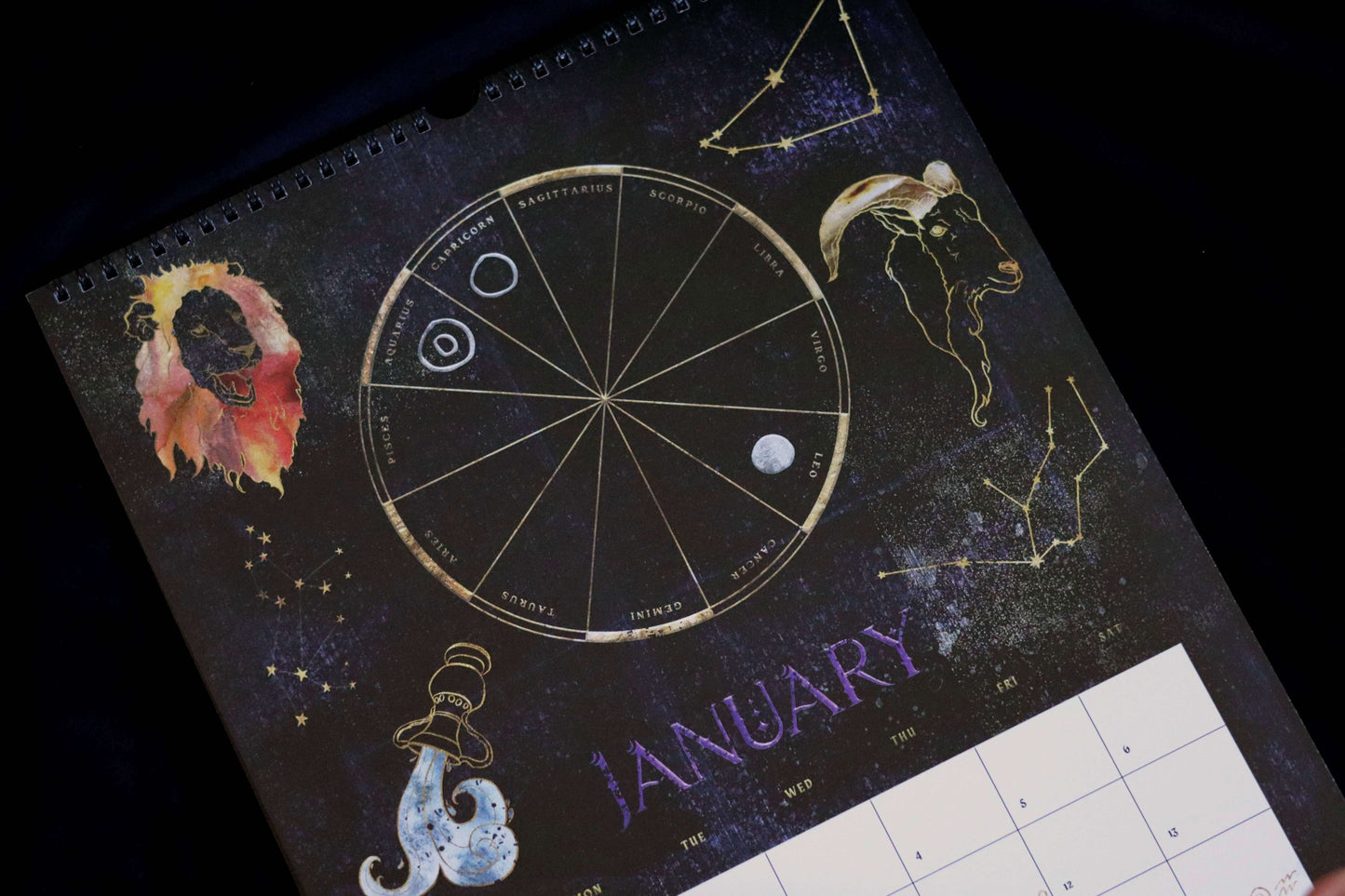 2024 calendar astrology moon constellations astrological calendar 